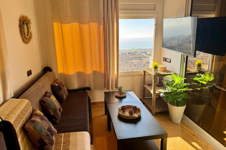 Ocean View 2br • Fiber Wifi + Ac • Steps From Surf - Taghazout