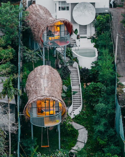 Premium cottages • Private pool • Nature view