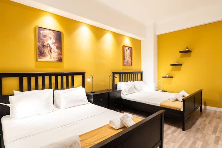 Syntagma Square, 70sqm Poseidon Apartment - Görögország