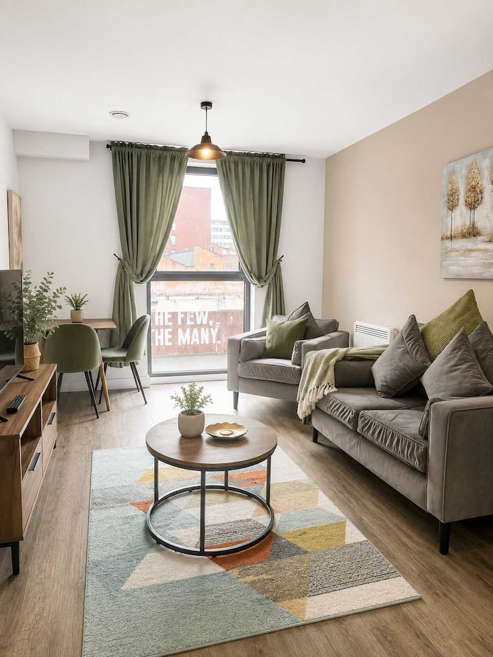 Contemporary 1bed Central Birmingham Apartment - Small Heath - Birmingham 