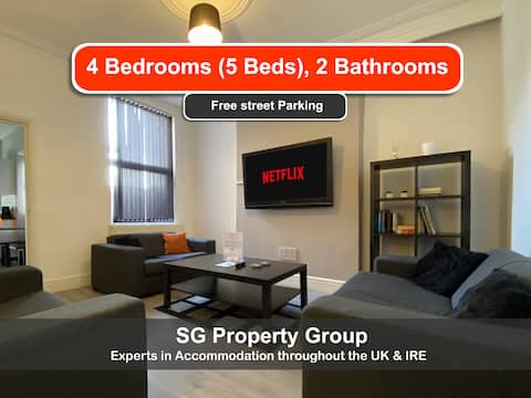 Successful Airbnb property: Samuel Place by SG of Crewe (6 Beds, 4 Rooms) in Crewe