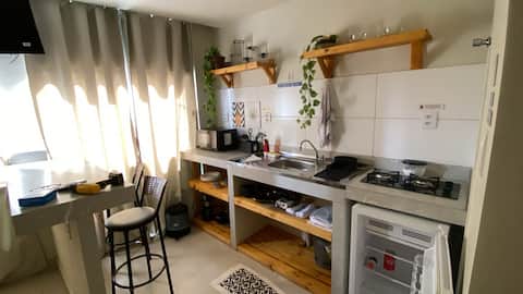 Airbnb em destaque: Charming Loft1 next to the Basilica of Nazaré CÍRIO em Pará
