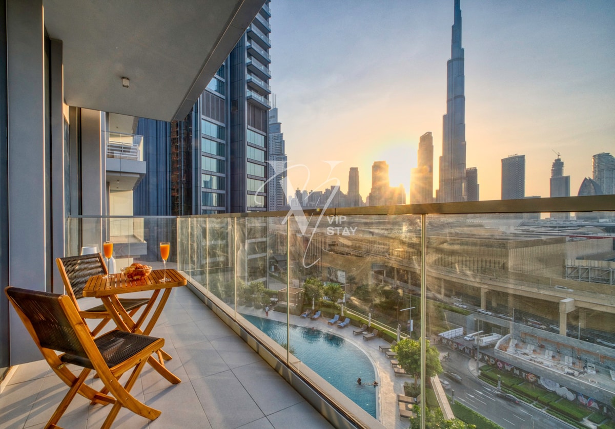 3 Bedroom Furnished Apartment with Burj Khalifa View | Vida Residences Dubai Mall 2