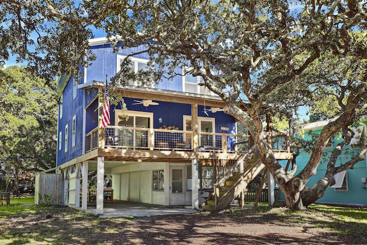 Sound To Sea | Private Beach+dock Access+fire Pit - Topsail Beach, NC