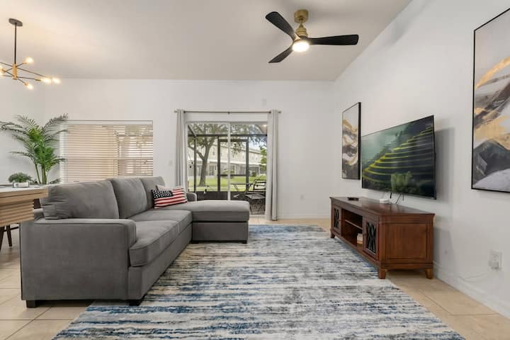 15min To Disney 4 Bedrooms Resort House - Kissimmee, FL
