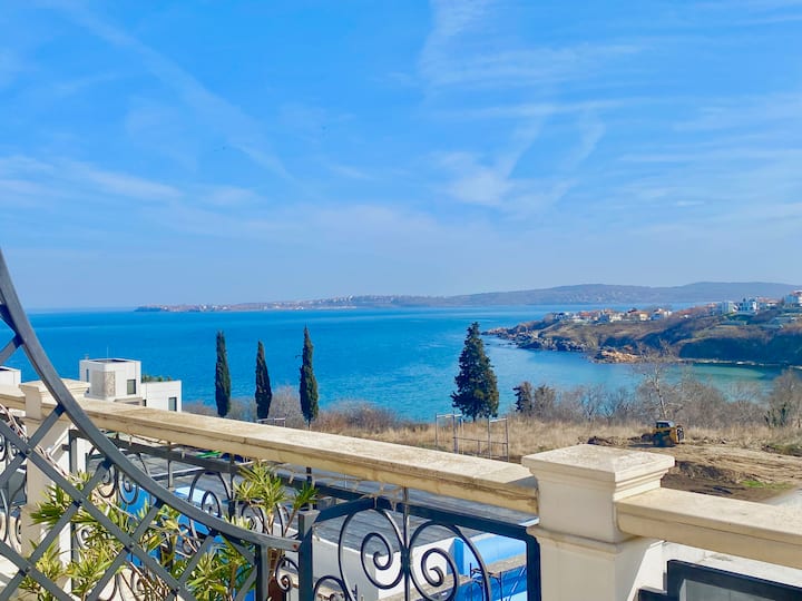 Студио с гледка море в к-с Sunny Island Deluxe - Chernomorets