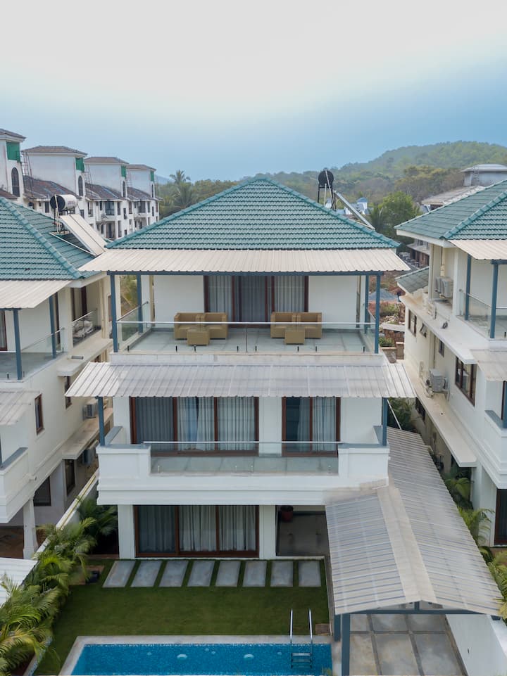 Ayantara: Luxury 4bhk Pool Villa In Siolim - Goa