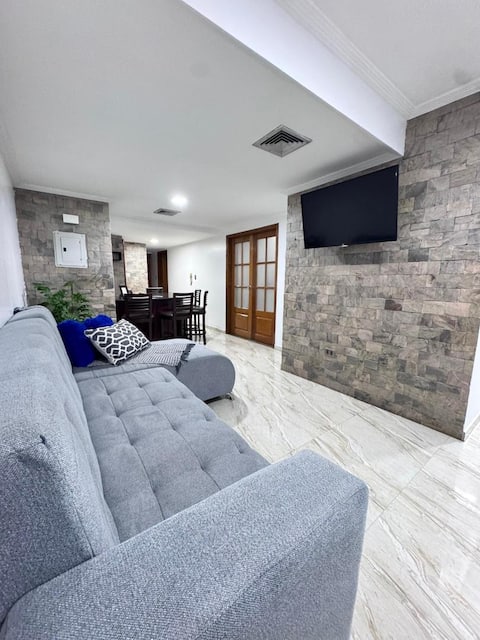 Modern apartment overlooking the sea, dairy