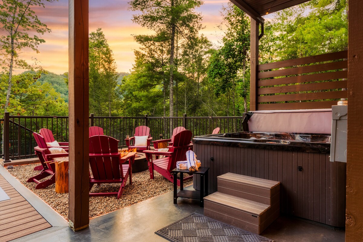 New•Pickleball•Pool•Hottub•Firepit•Smoky Mountains - Cabins for