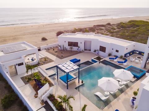 Luxury Beachfront Santorini Palace. Chef Included!