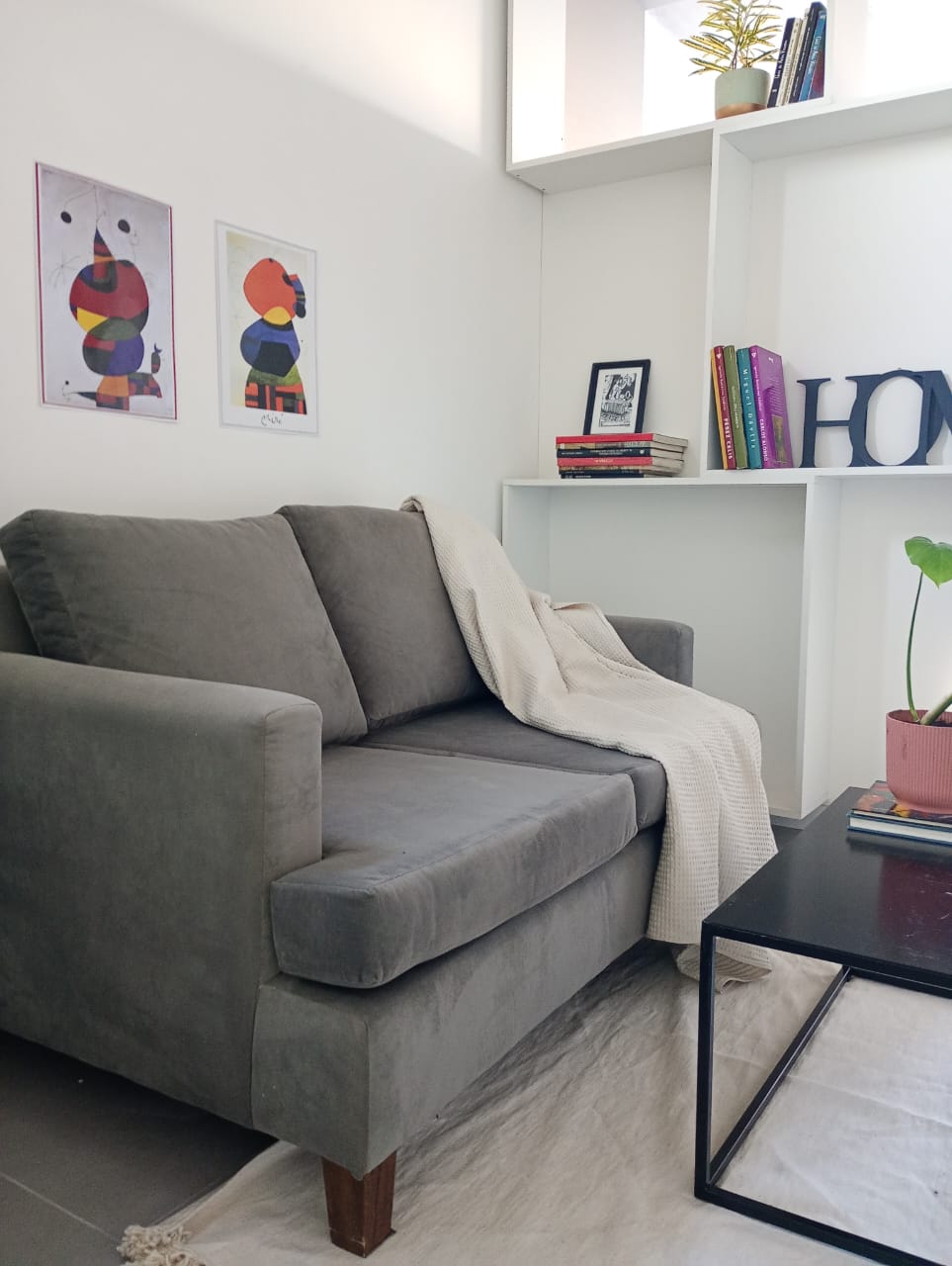 Apartamento de 2 ambientes com varanda em Constitución