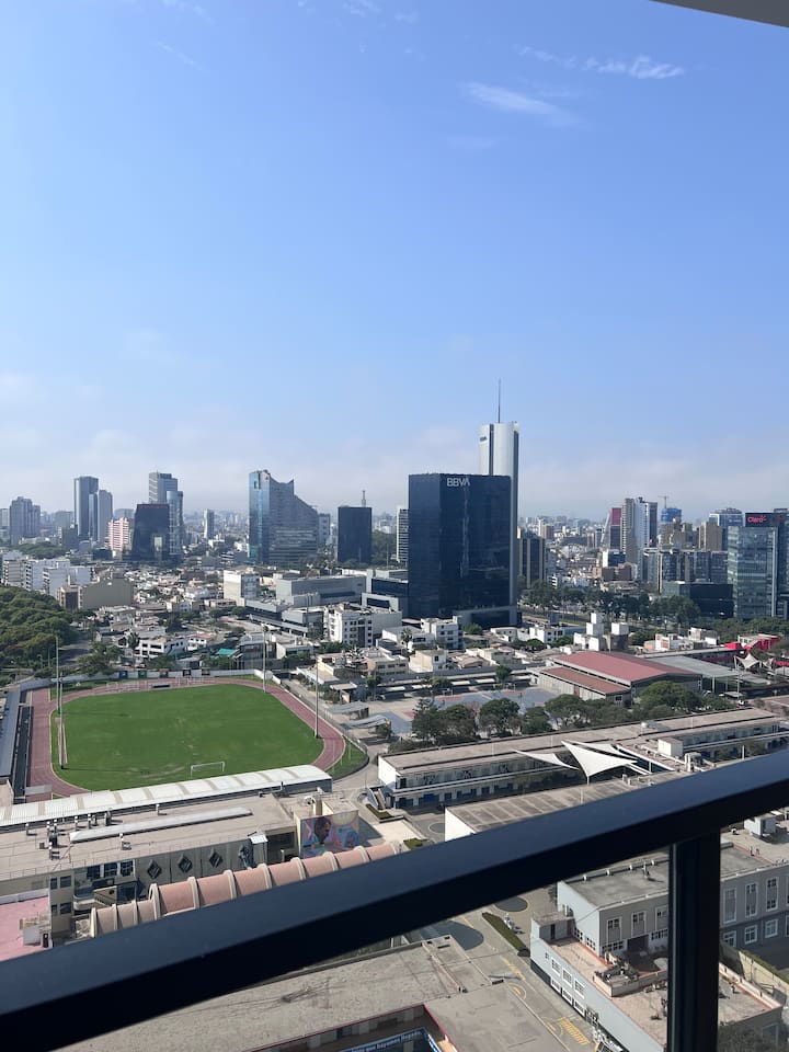 Неверојатен поглед од спалната соба 