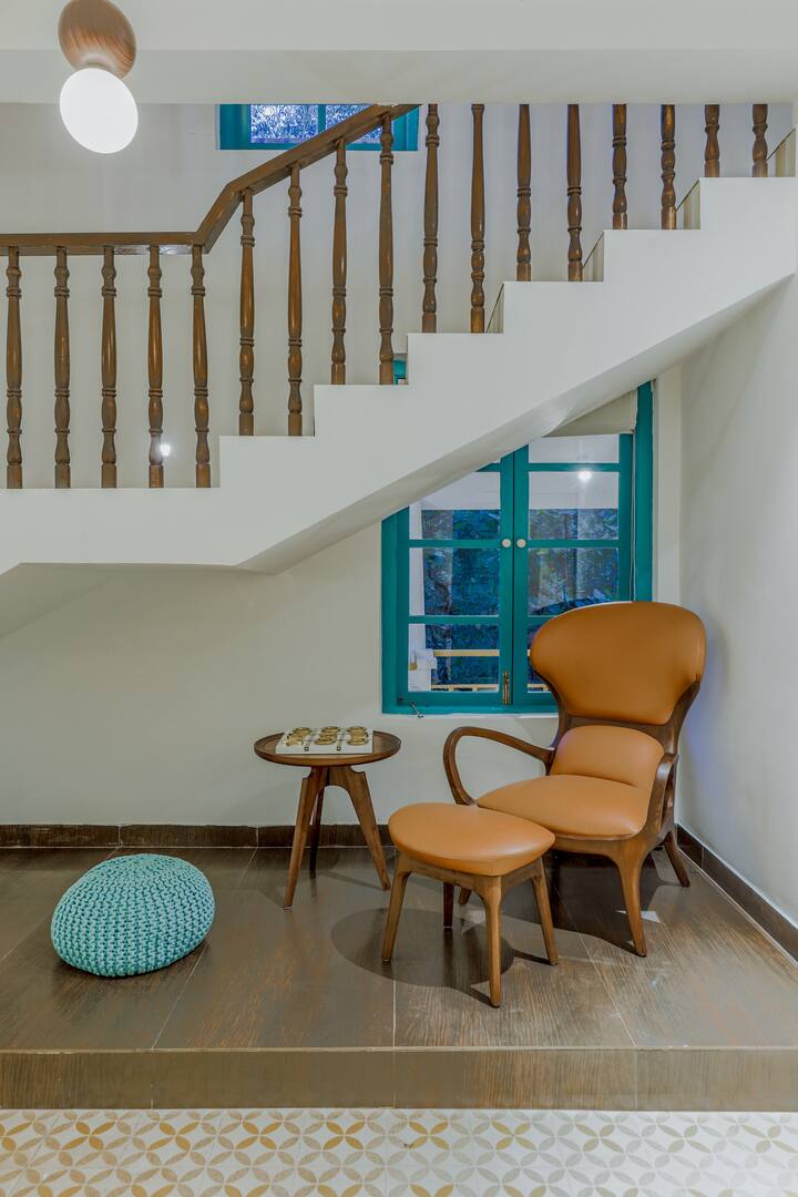 ELIVAAS Casa Lotus-Secondary · Villa W/ Pvt Pool, Garden Lounge & Scenic Balcony