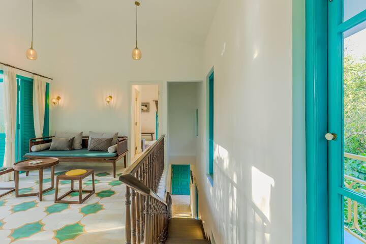 ELIVAAS Casa Lotus-Secondary · Villa W/ Pvt Pool, Garden Lounge & Scenic Balcony
