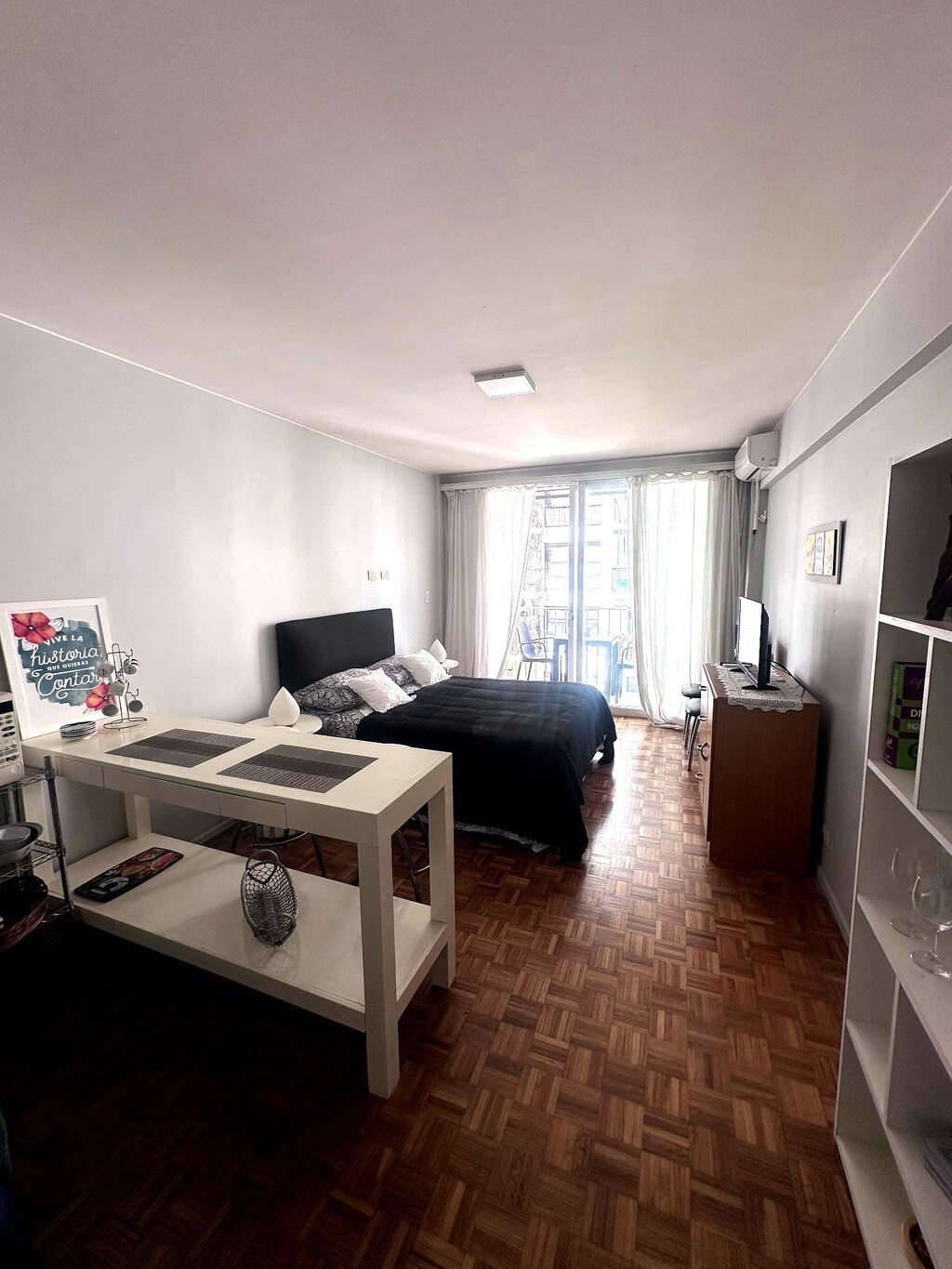 Departamento monoambiente con balcón en Palermo