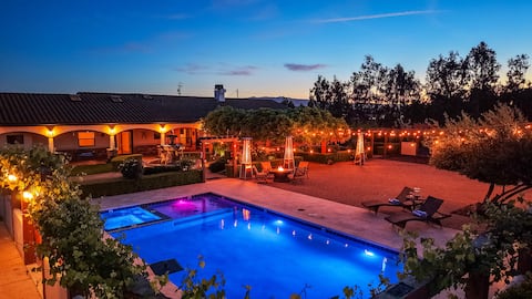 Spanish Hacienda | Pool, Hot Tub & Steam Room