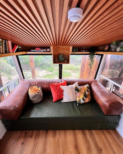 Top performing Airbnb: Oceanfront trailer + Jacuzzi + Unspoiled beach in San Pedro Mixtepec