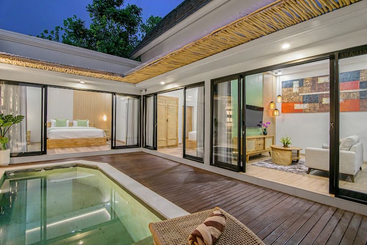 Romantic 2br Villa W/pool&modern Design - Seminyak - 세미냑