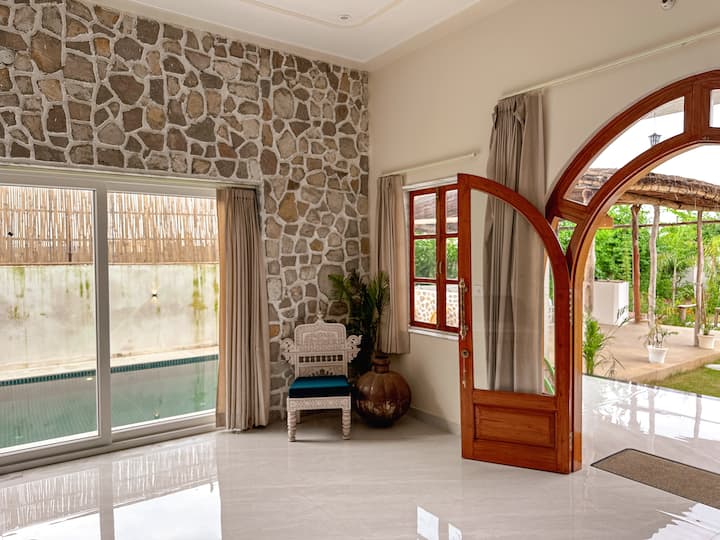 3bhk Pool Villa W/ Dreamy Lawn & Gazebo | Zen Den - 齋浦爾