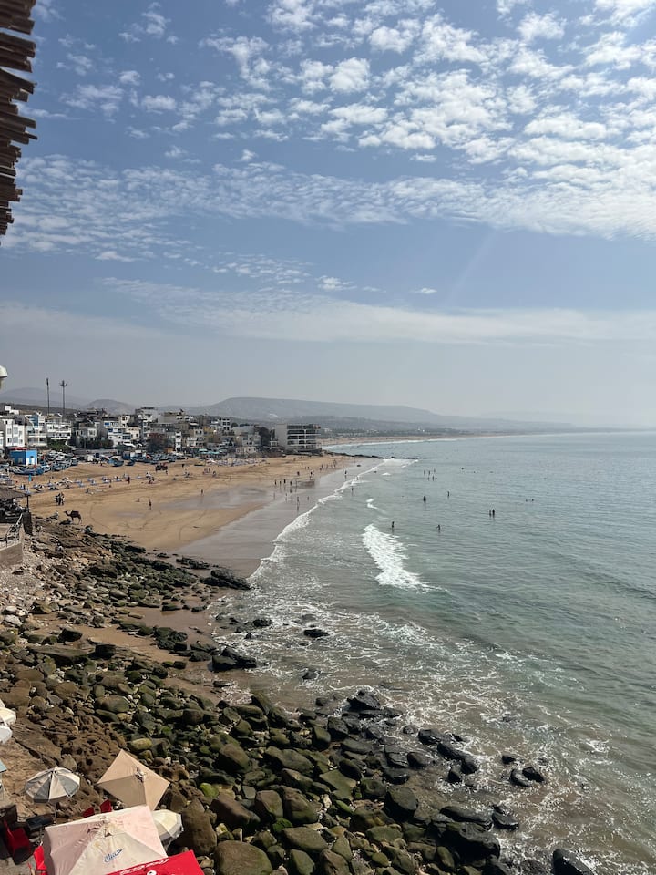 View In The Atlas Ocean - Taghazout