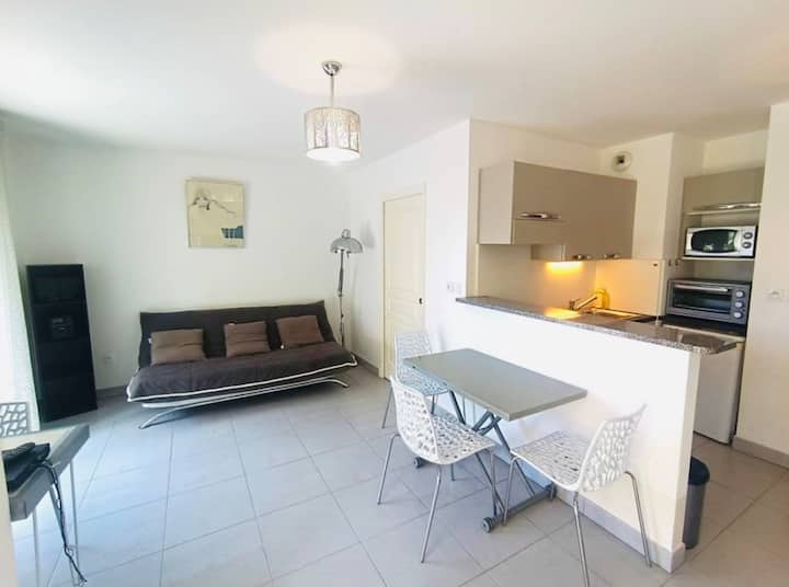 Studio Quartier Valrose, Terrasse, Clim, Parking - Nice