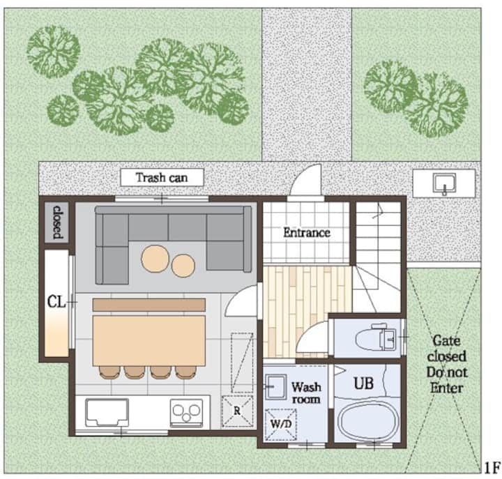 静かな港町のプライベートリトリート|一棟貸し|長期滞在・ワーケーション向け|Slow Luxe - 미우라시