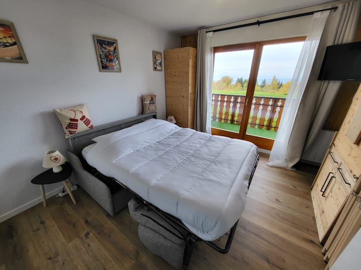 غرفة معيشة على طراز النوم