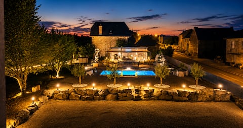 Le Clos des Lumières • 8 pers• Swimming pool & Jacuzzi