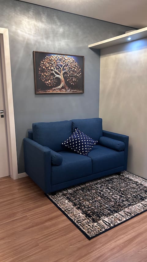 Successful Airbnb property: Stylish and cozy studio with parking space in Santa Maria