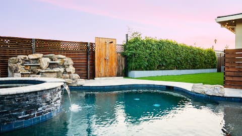 Luxe 3BR Retreat with Pool & Hot Tub