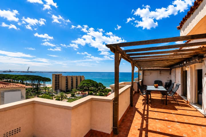 Neia - Penthouse Avec Vue Sur La Mer, Plage à 100m - Tarragona