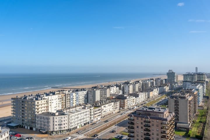 La Brisa: Luxe, Balcony And Views - Free Parking - Ostende