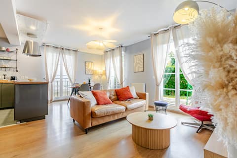 Annonce Airbnb populaire: Duplex • 4' Disney • Station • Garden + 2 Parking à Serris