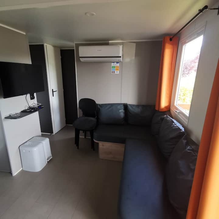Houlgate Camping 5* - Mhome 3ch/6p Vue Mer + Clim - Villers-sur-Mer