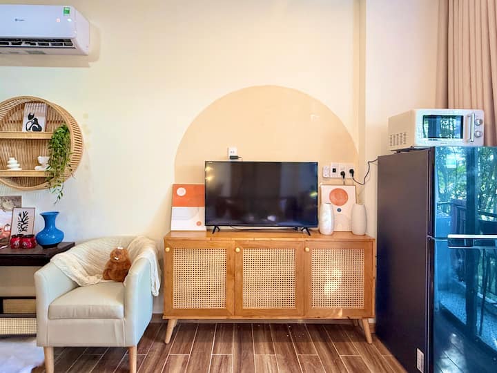 [Pool & Gym] Beachside Studio| Balcony•off 20%|401 - Da Nang