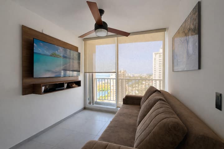 Apartamento Acojedor Con Vista Al Mar, Cartagena. - Cartagena