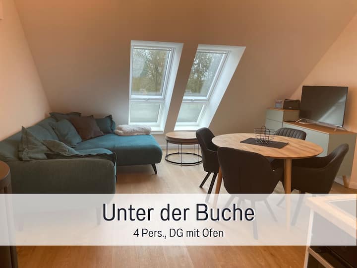 Cosy Attic Flat With Fireplace & Sauna - Kirchlinteln