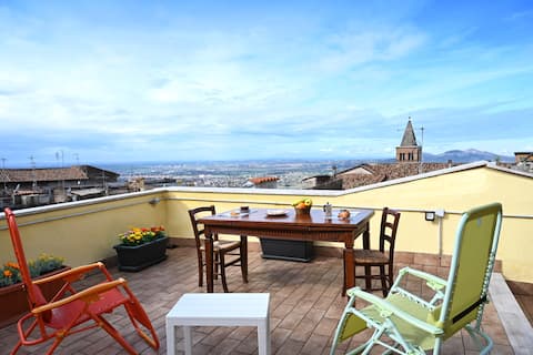 Apartment 2Bdr terrazzo e vista •5min Villa D'este