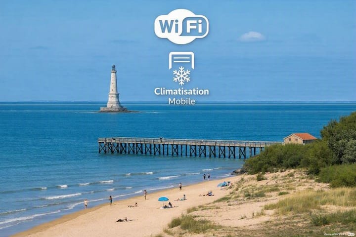 Résidence Piscine Climwifiplage à 2 Min4pers - Le Verdon-sur-Mer