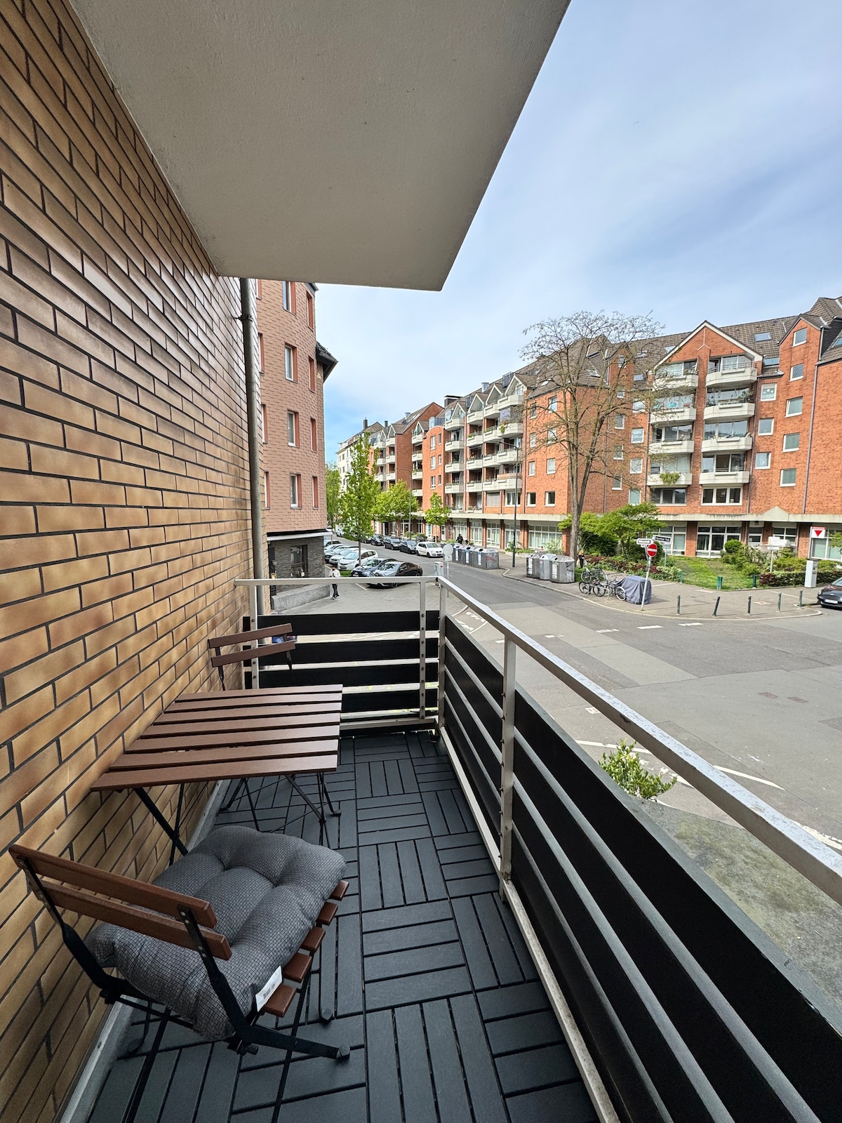 Modern city apartments in the center of Düsseldorf