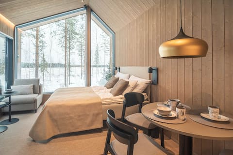 Cabins in the heart of Lapland’s wilderness