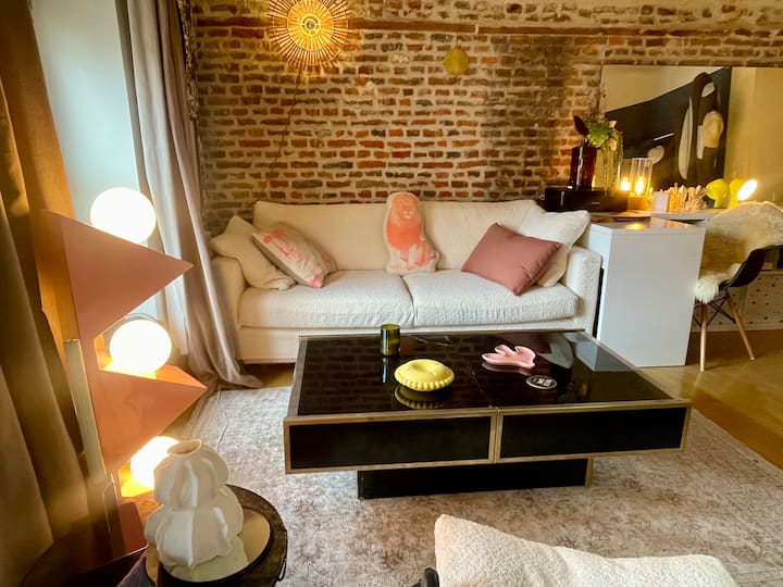 F2 Design & Cosy En Plein Centre Tout à Pied - Lille