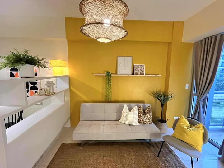 Naia Stay 1br One Palm Tree Villas Newport Balcony - Pasay