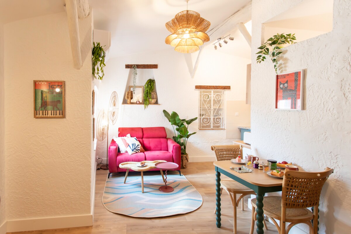 Successful Airbnb property: 1Bdr Rosseti Nest Old town, 5 mins sea/ AC & Wifi in Nice
