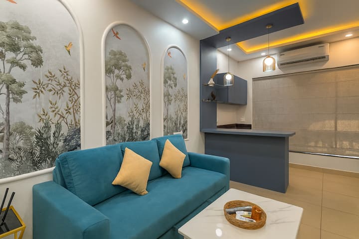 Forest-View High-Floor Apartment, Siolim
