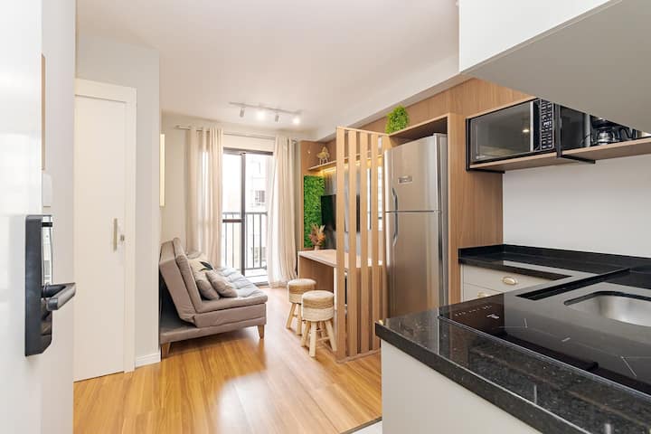 Apartamento Moderno E Completo Em Curitiba - Curitiba