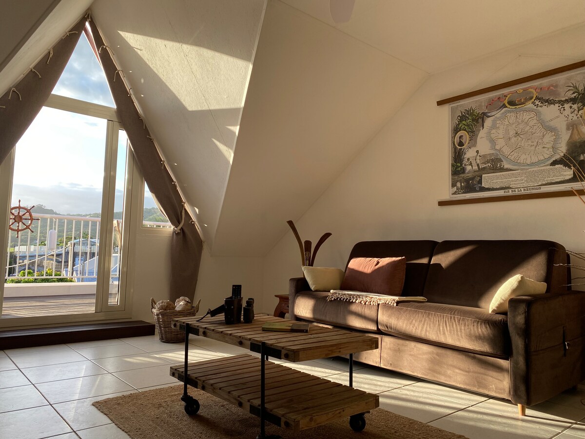 Successful Airbnb property: Entire apartment: The Pirates' Lair 974! in Saint Joseph