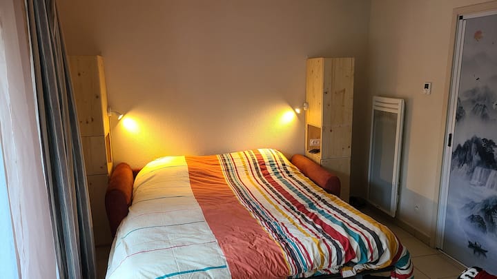 Studio Cabine 4 Couchages Avec Jardin - Pyrénées