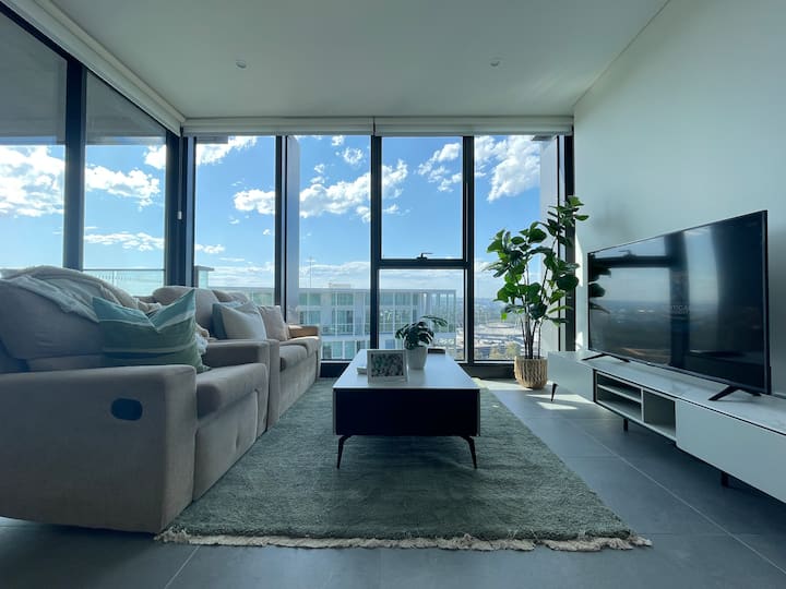 Stylish Stay 3beds Apt-walk Stadium•skyline View - 帕拉瑪塔市