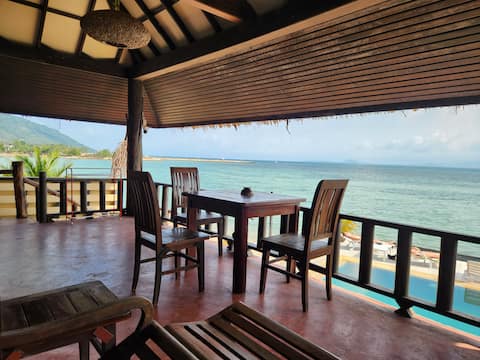 Ko Phangan Beach Cottages - SeaView, pool access